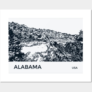 Alabama USA Posters and Art